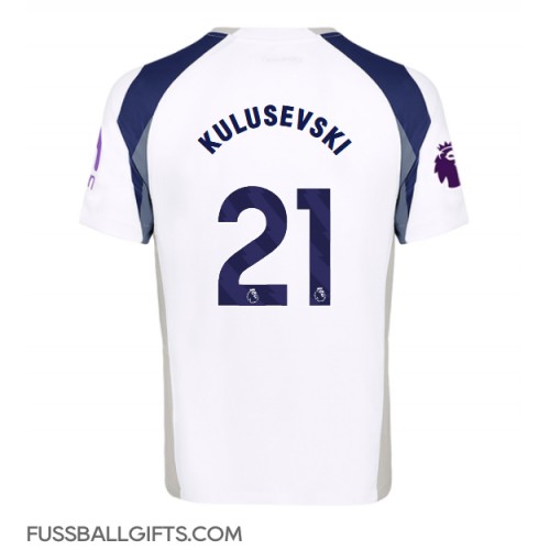 Tottenham Hotspur Dejan Kulusevski #21 Fußballbekleidung Heimtrikot 2025-26 Kurzarm